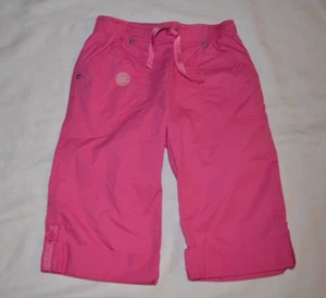 Gymboree TENNIS MATCH Capris Pants Roll-up Hem Pink NWT 7 - Picture 1 of 4