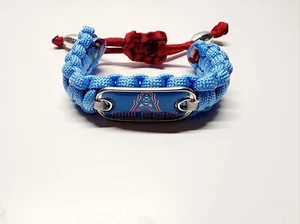 Houston Oilers Fan Apparel & Souvenir Adjustable Charm Bracelet NFL Throwback - Picture 1 of 4