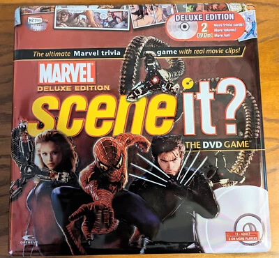 MARVEL Scene It? Deluxe Edition 2 DVD Collector's Tin Box Board Game (NEW) - Image 1 of 3