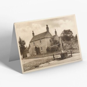 GREETING CARD - Vintage Lincolnshire - The Village Pump, Welton
