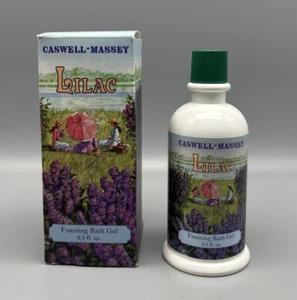 VTG Caswell Massey LILAC Foaming Bath Gel 8.5 FL OZ In Box - Picture 1 of 5