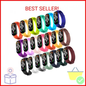 20 Pieces Strap Replacement Compatible with Xiaomi Mi Band 7/6 / 5 and - Picture 1 of 2