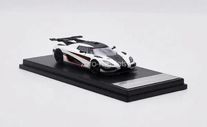 1/64 Scale KOENIGSEGG ONE:1 White Diecast Car Model Toy Collection in box - Picture 1 of 6