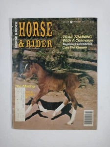 HORSE & RIDER Magazine Western Riding Cowboy Dressage Training February 1978 - Picture 1 of 2