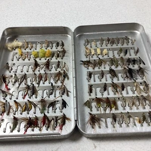 Moscas Pesca con Mosca Atar Ninfa Lana GRAN Lote Mixto Peces Trucha Lubina Estuche Perrin - Imagen 1 de 10