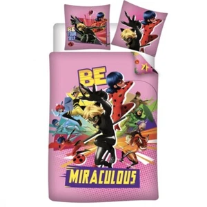 Miraculous LADYBUG Single Duvet Cover Set 140 x 200 cm Cat Noir - Picture 1 of 1