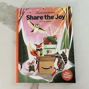 AMAZON 2024 Kinder Geschenkbuch SHARE THE JOY Spielzeug Katalog WEIHNACHTEN URLAUB AUFKLEBER! - Bild 1 von 2