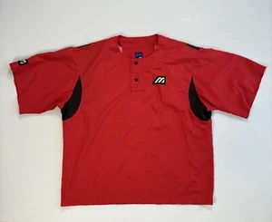 Mizuno Men’s XL 44-46 Vtg Windbreaker Casual Red Outdoors Performance - Picture 1 of 9