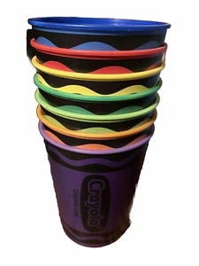 Crayola Buntstift Kunststoffbecher Set 7 verschiedene Farben - Bild 1 von 4