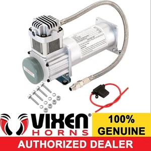 VIXEN HORNS UNIVERSAL AIR COMPRESSOR 200PSI FOR CAR/TRUCK TRAIN HORN/SUSPENSION - Bild 1 von 9
