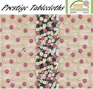 Gänseblümchen PVC Vinyl abwischbare Tischdecke - ALLE GRÖSSEN - Code: C61-1 - Bild 1 von 1