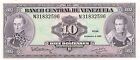 Venezuela 10 Bolivares  12.8.1992  Series N  circulated Banknote 