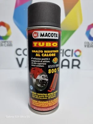 VERNICE ALTA TEMPERATURA 800° MACOTA TUTTI I COLORI IN SPRAY 400 ML - Immagine 1 di 4