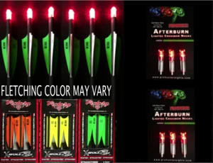 NEW 6 VICTORY CROSSBOW ARROWS / BOLTS ( 6 RED LIGHTED NOCKS ) 20" or 22"  SPORT - Picture 1 of 5