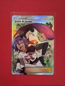 SAUBERE Pokémon Hidden Fates Jessie und James 2019 Trainer 68/68 NM Team Rocket - Bild 1 von 2