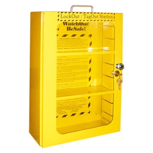 Lockout Metallic Aufbewahrungsstation - klein (16 x 14 x 6") mit klarem Fenster - Bild 1 von 1