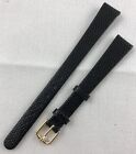 Kreisler Genuine Lizard 13mm Long Black Ladies Non-Stitched Watch Band W64