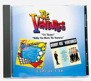 The Ventures - TV Themes / Bobby Vee Meets the Ventures (CD, 1997) 2 on 1 CD - Picture 1 of 3