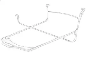 Auge de roue de secours OE PEUGEOT 9813933080 pour PEUGEOT RIFTER 1.2 2018- - Picture 1 of 6