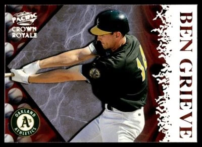 1998 Pacific Crown Royale Pillars of the Game Ben Grieve Oakland Athletics #18 - Image 1 of 2