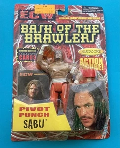 New Sealed ECW Bash Of The Brawlers Sabu OSFTM Wrestling Action Figure - Picture 1 of 5