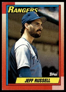1990 Topps Jeff Russell Texas Rangers #80 - Picture 1 of 2