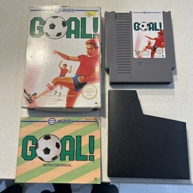 Goal JALECO 1990 Nintendo NES Video Game Boxed with Manual & sleeve 