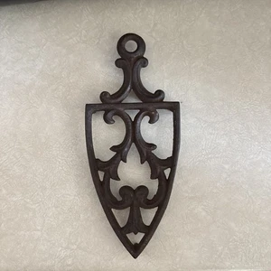 Vintage Black Cast Iron Collectable Antique, Iron Holder Decor, laundry room - Picture 1 of 6