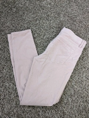 Pantalones Outlet Ann Taylor Loft Suave Terciopelo Malva Rosa Talla 4 Moderno Pantalón Ajustado Foto 1 de 4