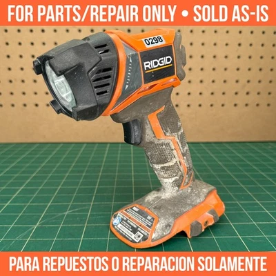 RIDGID R8694 Cordless Torch Light Rotating Head 330 Lumens 18V **FOR PARTS ONLY* - Image 1 of 4