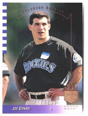 1993 SP Upper Deck #221 Joe Girardi Colorado Rockies MM - Image 1 of 2