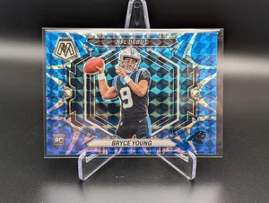 2023 Panini Mosaic BRYCE YOUNG #ND-2 Rookie NFL Debut Reactive Blue Prizm RC - Picture 1 of 2