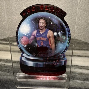 2021-22 Panini Crown Royale Sno Globe Asia Red Cade Cunningham #25 Rookie RC - Bild 1 von 2