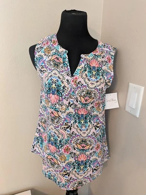 NWT Coral Bay Sz. S Sleeveless Floral Print Ladies - Image 1 of 4