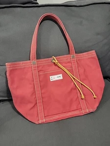 Ichizawa Shinzaburo Hanpu Canvas Schultertasche Tasche rot japanische Handarbeit Kyoto - Bild 1 von 16