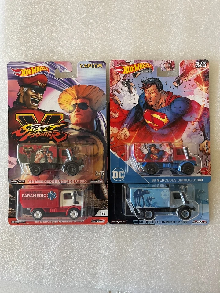 Hot Wheels  Pop Culture Premium  lot of 4 = '88 mereceds unimog u1300 - Image 1 of 4