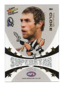 2009 Select Champions Mascot Superstar Gem (MG4) Travis CLOKE Collingwood - Picture 1 of 1