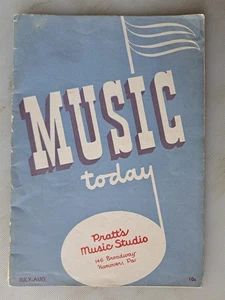 Music Today Magazine - July/August 1944 Music Store Magazine - Picture 1 of 6