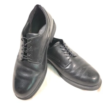 Zapato Oxford Dunham Burlington de cuero negro impermeable para hombre talla 14-4E MCT410BK Foto 1 de 4