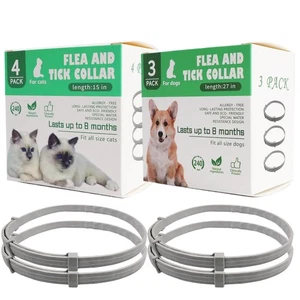 Dog Cat Pet Tick Collar 24 Months Protection Flea Treatment For Dog Leashes - Picture 1 of 14