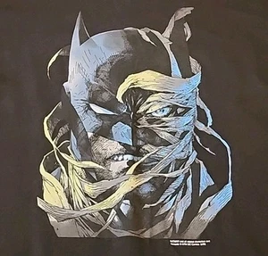 Vintage Batman Graphitti Tee XL Y2K The Dark Knight Bruce Wayne DC Comics Hanes - Picture 1 of 8