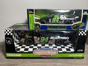 Racing Champions Bill Elliott #94 Thunderbat Batman Stock Car 1995 1:24 And 1:18 - Picture 1 of 5