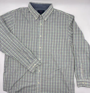 NWT Men Saddlebred® Long Sleeve Oxford Plaid Button Down Shirt Sz L #C420 - Picture 1 of 9