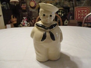 Vintage Shawnee Pottery "Jack Tar" Sailor Boy Cookie Jar - Picture 1 of 6