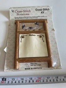 Cross-Stitch Kit Gaggle Of Geese Easel Back vintage new sealed - Picture 1 of 4