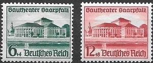 Germany Third Reich 1938 Mi# 673-674 MH Opening of Gautheather * - Picture 1 of 1