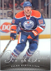 2011-12 Upper Deck UD Canvas Teemu Hartikainen Edmonton Oilers #C100 - Picture 1 of 2