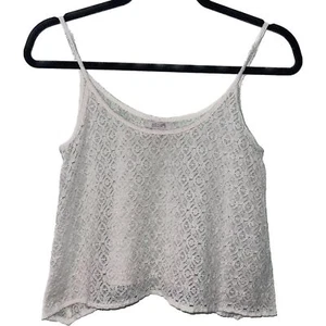 dELiA*s | Cropped Lace Tank Camisole | Small - Picture 1 of 7