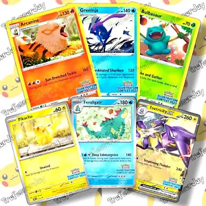 Pokemon Giorno 151 2025 SVP213 214 215 Illustrazione Contest SWSH303 304 305 - Picture 1 of 18