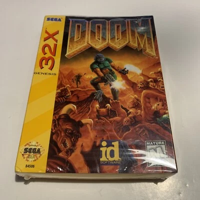 Doom 32X Brand New (Sega 32X, 1994) Factory Sealed - Image 1 of 4